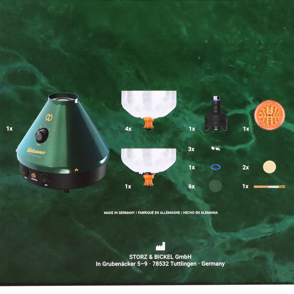 Storz & Bickel Volcano Classic Vaporizer - 25 Jahre Grün & Gold Limited Edition