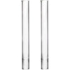 KURZE 70-mm-Glasmundstücke für Arizer Argo, 2er-Pack