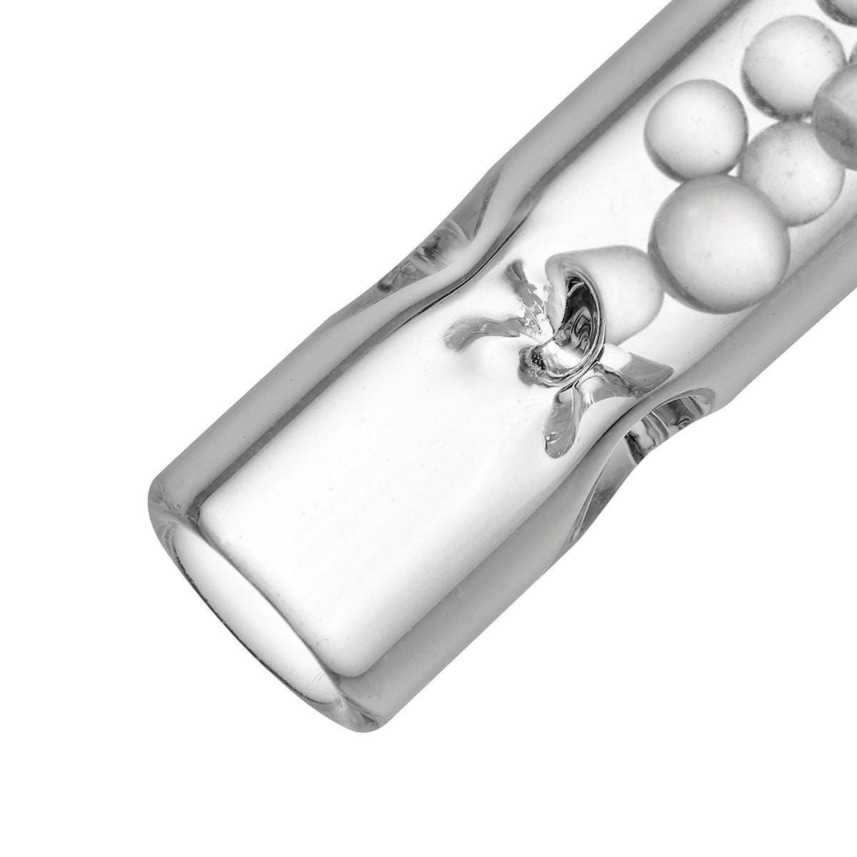 The 'Glacier' Glass Pearl Cooling Stem (70mm) for Arizer Solo 3 and Air Max