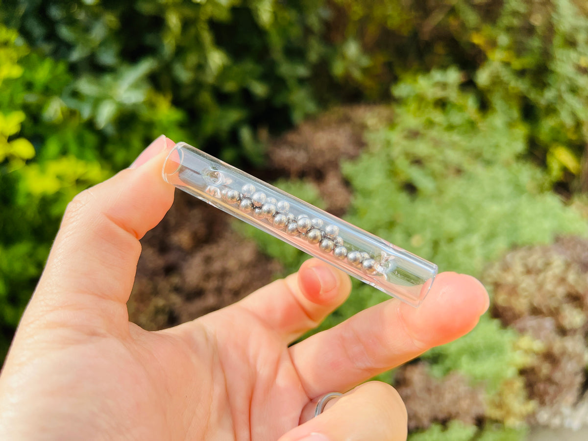 Schlankes Kühlmundstück für POTV LOBO und POTV ONE - Kühlperlen-Zubehörteil aus Edelstahl, 2er-Pack
