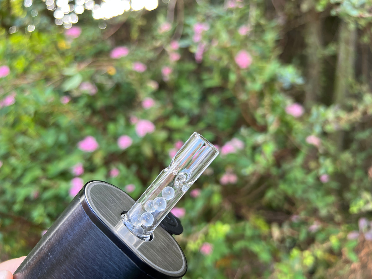 'Glacier' Glasperlen Cooling Stem (70mm) für Arizer Solo 3 und Air Max