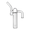 XMax V3 Pro / XLux Roffu Glasröhrchen-Backspacer-Set – 2 mm, 3 mm, 5 mm Distanzstücke, 3er-Pack